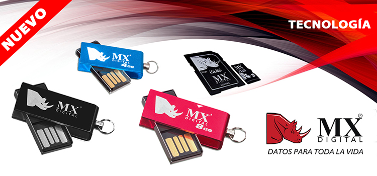 mx digital, mx, tecnologia, pen drives, memorias